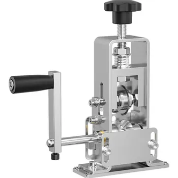 Kladivo Odizolovací stroj na elektrické kabely s ruční klikou 1–25 mm Profesionální odizolovač drátů Manuální zařízení pro recyklaci vodičů stříbrná