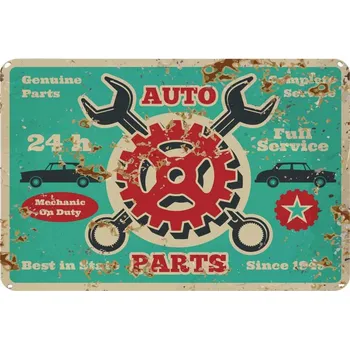 Plechová cedule Cedule Auto Parts 1