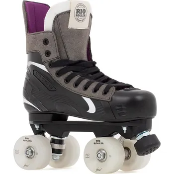 Kolečkové brusle Rio - Roller Flow Hockey Black - trekové brusle Velikost (brusle): 44.5