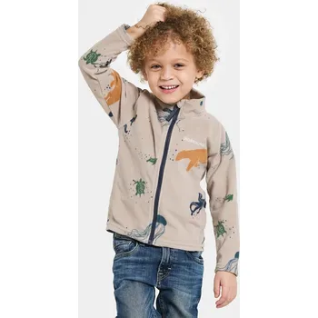 Dětská fleecová mikina Didriksons Monte winter ocean multicolor velikost 80