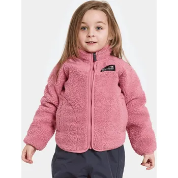 Dětská fleecová mikina Didriksons Gibbs heather pink velikost 130