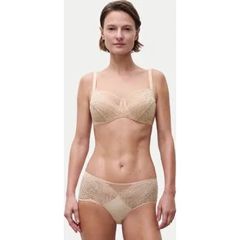 Podprsenka Chantelle Podprsenka s kosticemi Floral Touch C94210 Béžová 70G