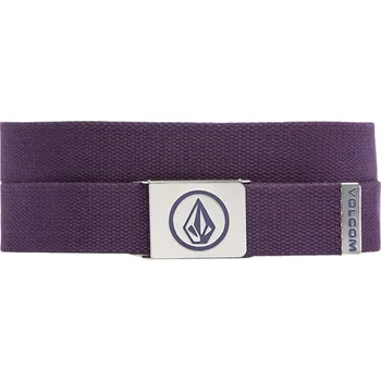 Opasek pásek Volcom Circle Web - Dark Purple one size