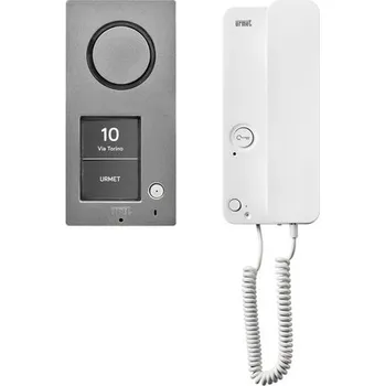 Souprava domovního telefonu pro 1 úč., telef. 1189/1, panel Mikra Plus (2-drát)