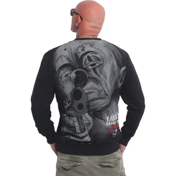 Pánská mikina Yakuza Pánská mikina bez kapce GAME OVER 90059 black velikost: 4XL