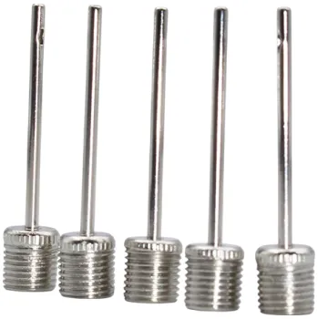 Dřevěná hračka Sada 5ks vzduchová jehla 3,95 cm z nerezové oceli a hliníkové slitiny Adaptéry pro pumpičky a kompresory Nafukování basketbal fotbal volejbal