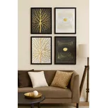 Wallity - Sada 4 obrazů, 34x44 cm