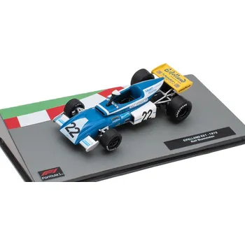 autíčko Centauria Eifelland E21 #22 1972 Rolf Stommelen 1:43 - Formula 1 Cars časopis s modelem Eifelland E-21 1972 - kovový model auta