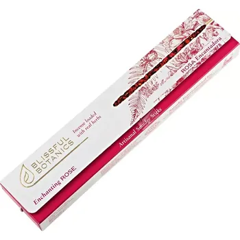 Čajovna Tulasi Blissful Botanics Rose indické vonné tyčinky 8 ks