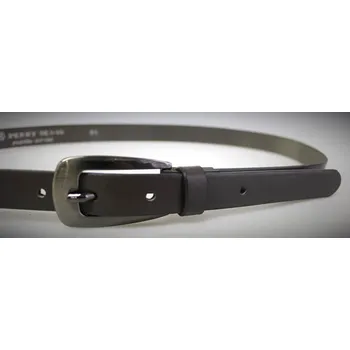Opasek PENNY BELTS Kožený opasek 20-179-50 šedý - 85 cm