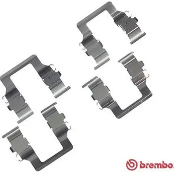 Přislušenství brzdového systému Sada příslušenství, obložení kotoučové brzdy BREMBO A 02 201