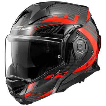 Helma na motorku LS2 FF901 ADVANT X C FUTURE GL.RED-06 M