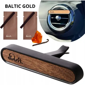 Vůně do auta Vůně do auta DUFT – kovový difuzér do mřížky ventilace + 2 náhradní náplně