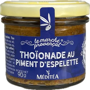Omáčka Meditea Francouzská specialita z tuňáka s paprikou Espelette, sklo 90g
