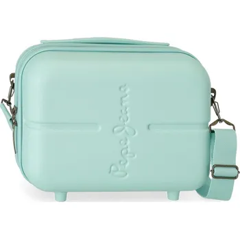 PEPE JEANS Highlight Turquesa, Cestovní kosmetický kufřík, 21x29x15cm, 7683925