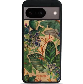Pouzdro na mobilní telefon Lesklý kryt Mobiwear Glossy - Google Pixel 8 - G036G - Sukulenty (Prémiové lesklé pouzdro, obal, kryt Mobiwear Glossy na mobil Google Pixel 8 - G036G - Sukulenty, materiál Plast + TPU silikon - krytí po všech stranách, neošoupatelný potisk, tenké proveden