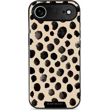 Pouzdro na mobilní telefon Lesklý kryt Mobiwear Glossy - Apple iPhone Air - GA50G Černé puntíky (Prémiové lesklé pouzdro, obal, kryt Mobiwear Glossy na mobil Apple iPhone Air - GA50G Černé puntíky, materiál Plast + TPU silikon - krytí po všech stranách, neošoupatelný potisk, tenké)