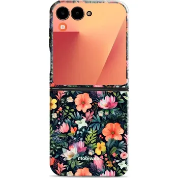Pouzdro na mobilní telefon Odolný obal Mobiwear Elite Pro - Samsung Galaxy Z Flip 7 - EP48E Pestré kvítky (Odolné pouzdro, obal kryt Mobiwear Elite Pro - maximální ochrana mobilu Samsung Galaxy Z Flip 7, zesílené hrany, přesné výřezy, pohodlné držení, odolná grafika, kvalitní)