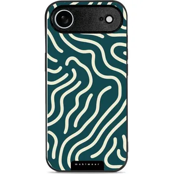 Pouzdro na mobilní telefon Lesklý kryt Mobiwear Glossy - Apple iPhone Air - GA61G Béžové linky (Prémiové lesklé pouzdro, obal, kryt Mobiwear Glossy na mobil Apple iPhone Air - GA61G Béžové linky, materiál Plast + TPU silikon - krytí po všech stranách, neošoupatelný potisk, tenké)