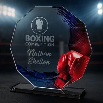 Poháry Bauer Skleněná trofej CR2024301M12 | Bojová umění