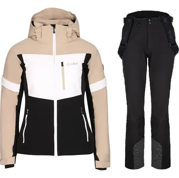 Dámský lyžařský komplet Valera BEG 42 + Rhea BLK 40