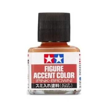 Modelářská barva Tamiya 87201 Figure Accent Color Pink-Brown - 40ml / Tělová růžovohnědá
