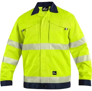 pracovní blůza CXS Blůza NORWICH, výstražná, pánská, žluto - modrá, vel. 54