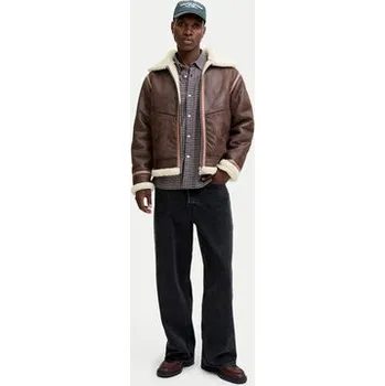 Jack & Jones Bunda z imitace kůže Liverpool 12282948 Hnědá Regular Fit S