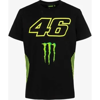 Pánské tričko VR46 Monster Energy 46 L Černá