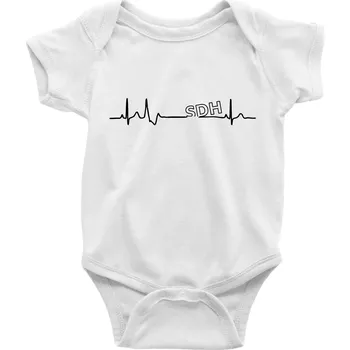 Kojenecký body SDH EKG - Body kojenecké s krátkým rukávem - Krátký r. 3-6 měs ( Bílá )