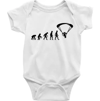 Kojenecký body Evoluce paramotor - Body kojenecké s krátkým rukávem - Krátký r. 3-6 měs ( Bílá )