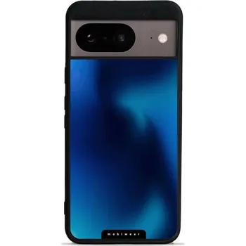 Lesklý kryt Mobiwear Glossy - Google Pixel 8 - G068G Modrý odstín (Prémiové lesklé pouzdro, obal, kryt Mobiwear Glossy na mobil Google Pixel 8 - G068G Modrý odstín, materiál Plast + TPU silikon - krytí po všech stranách, neošoupatelný potisk, tenké)