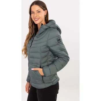 Bunda D50092XB44554A2 tmavě zelená XL