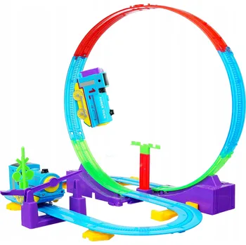 Vláček a vláčkodráha ELEKTRICKÁ VLÁČKODRÁHA LOKOMOTIVA PRO DĚTI E0588