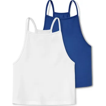 637536 - Tchibo - Topy z biobavlny - pro dívky - vel. 158/164 - barva: modrá