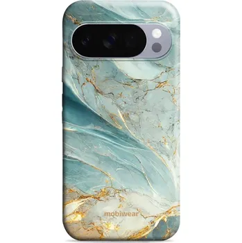 Pouzdro na mobilní telefon Odolný obal Mobiwear Elite Pro - Google Pixel 10 Pro - EP34E Zelenkavý a zlatavý mramor (Odolné pouzdro, obal kryt Mobiwear Elite Pro - maximální ochrana mobilu Google Pixel 10 Pro, zesílené hrany, přesné výřezy, pohodlné držení, odolná grafika, kvalitní)