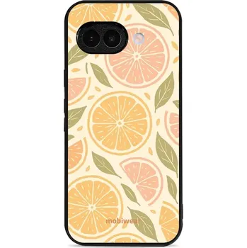 Pouzdro na mobilní telefon Lesklý kryt Mobiwear Glossy - Google Pixel 9A - GP80G Citrusy (Prémiové lesklé pouzdro, obal, kryt Mobiwear Glossy na mobil Google Pixel 9A - GP80G Citrusy, materiál Plast + TPU silikon - krytí po všech stranách, neošoupatelný potisk, tenké provedení,)