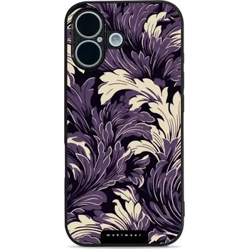Pouzdro na mobilní telefon Lesklý kryt Mobiwear Glossy - Apple iPhone 17 - GA46G Fialové rostliny (Prémiové lesklé pouzdro, obal, kryt Mobiwear Glossy na mobil Apple iPhone 17 - GA46G Fialové rostliny, materiál Plast + TPU silikon - krytí po všech stranách, neošoupatelný potisk,)