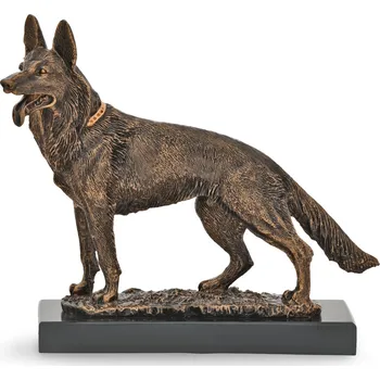 Trofej luxusní, pes, výška 29 cm, vícebarevná