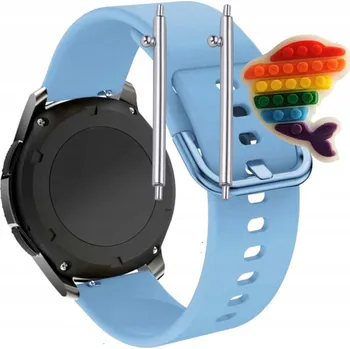 Pouzdro na mobilní telefon Pásek Řemínek pro Rubicon RNCF31, Silikon Modrý Poutko, nastavitelný