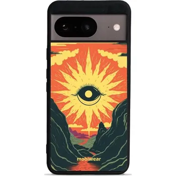 Pouzdro na mobilní telefon Lesklý kryt Mobiwear Glossy - Google Pixel 8 - G055G Sluneční oko (Prémiové lesklé pouzdro, obal, kryt Mobiwear Glossy na mobil Google Pixel 8 - G055G Sluneční oko, materiál Plast + TPU silikon - krytí po všech stranách, neošoupatelný potisk, tenké)