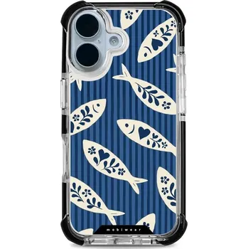 Pouzdro na mobilní telefon Odolný obal Mobiwear MagSafe Elite Bumper - Apple iPhone 17 - DP89D Rybky (Odolný kryt, pouzdro, obal Mobiwear Elite Bumper na mobil Apple iPhone 17 - DP89D Rybky, materiál Plast + TPU silikon + kov - zesílená ochrana telefonu, podpora MagSafe, krytí)