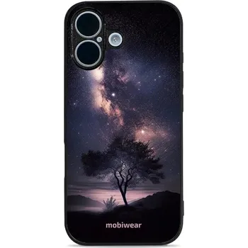 Pouzdro na mobilní telefon Lesklý kryt Mobiwear Glossy - Apple iPhone 17 - G005G Strom s galaxií (Prémiové lesklé pouzdro, obal, kryt Mobiwear Glossy na mobil Apple iPhone 17 - G005G Strom s galaxií, materiál Plast + TPU silikon - krytí po všech stranách, neošoupatelný potisk, tenk