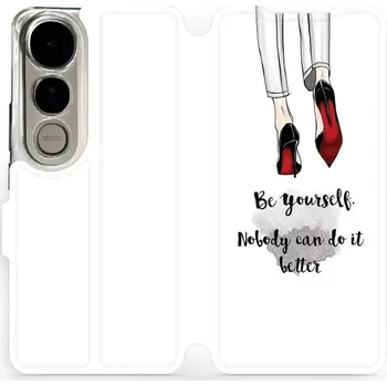 Pouzdro na mobilní telefon Flipové pouzdro Mobiwear - Vivo V50 Lite - M046P Be yourself (Knížkové flip pouzdro, obal, kryt na mobil Vivo V50 Lite - M046P Be yourself, materiál Umělá kůže + TPU - ochrana 360°, stojánek, silikonová vanička, magnetické zavírání)