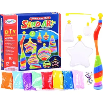 kreativní sada Color day Kreativní sada barevný písek v lahvičkách