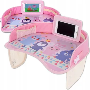 Organizér do auta Skládací stolek do autosedačky pro děti, cestovní organizér do auta