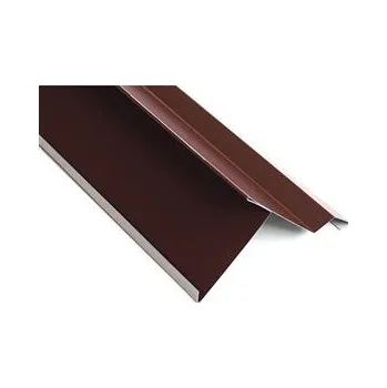 Plech Závětrná lišta šíře 330mm délka 2m hnědá RAL 8017