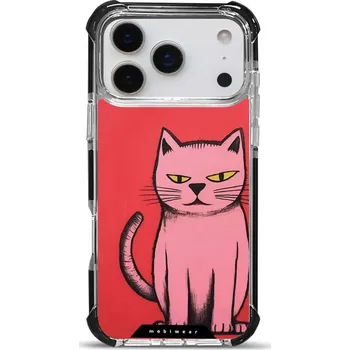 Pouzdro na mobilní telefon Odolný obal Mobiwear MagSafe Elite Bumper - Apple iPhone 17 Pro Max - D026D Kocourek (Odolný kryt, pouzdro, obal Mobiwear Elite Bumper na mobil Apple iPhone 17 Pro Max - D026D Kocourek, materiál Plast + TPU silikon + kov - zesílená ochrana telefonu, podpo