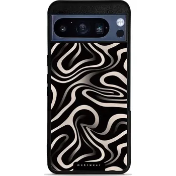 Pouzdro na mobilní telefon Lesklý kryt Mobiwear Glossy - Google Pixel 8 Pro - GA63G Vlnky a linky (Prémiové lesklé pouzdro, obal, kryt Mobiwear Glossy na mobil Google Pixel 8 Pro - GA63G Vlnky a linky, materiál Plast + TPU silikon - krytí po všech stranách, neošoupatelný potisk,)