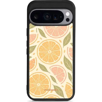 Pouzdro na mobilní telefon Lesklý kryt Mobiwear Glossy - Google Pixel 9 Pro - GP80G Citrusy (Prémiové lesklé pouzdro, obal, kryt Mobiwear Glossy na mobil Google Pixel 9 Pro - GP80G Citrusy, materiál Plast + TPU silikon - krytí po všech stranách, neošoupatelný potisk, tenké proveden